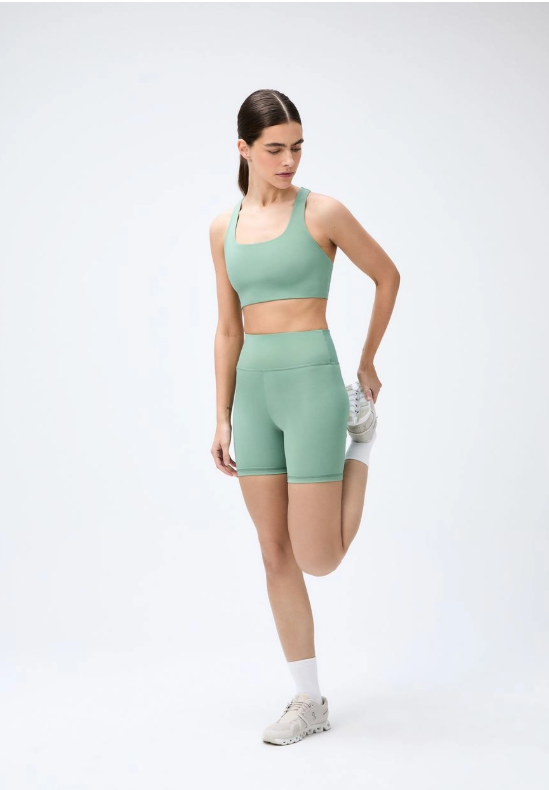 Top Esportivo Hering Feminino Hero Com Fio LYCRA - Verde