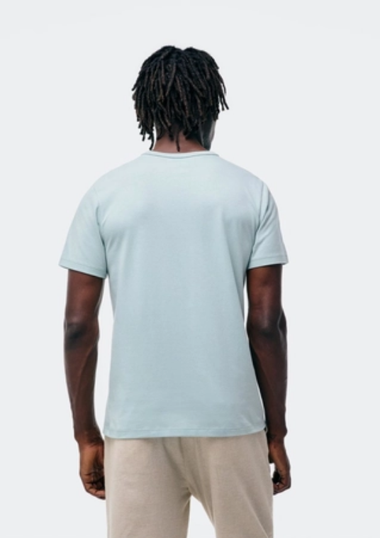 Camiseta Básica Hering Slim Masculina - Azul