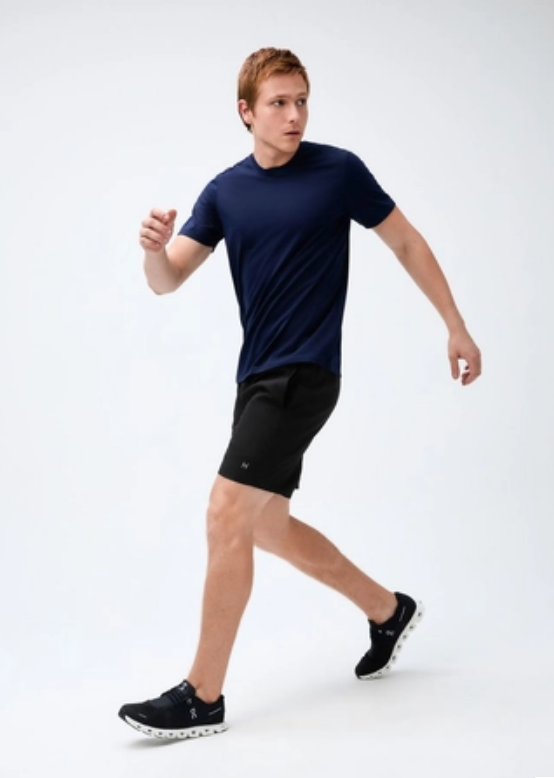 Camiseta Esportiva Hering Básica Ultra Masculina - Azul