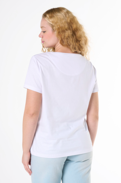 Blusa Básica Hering Feminina - Branca