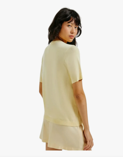 Blusa Tricot Hering Feminina - Amarela