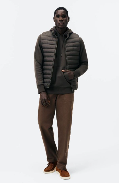 Blusão Básico Hering Comfort Em Moletom Peluciado Masculino - Verde