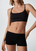 Calcinha Hering Boyshort Sem Costura Feminina - Preta