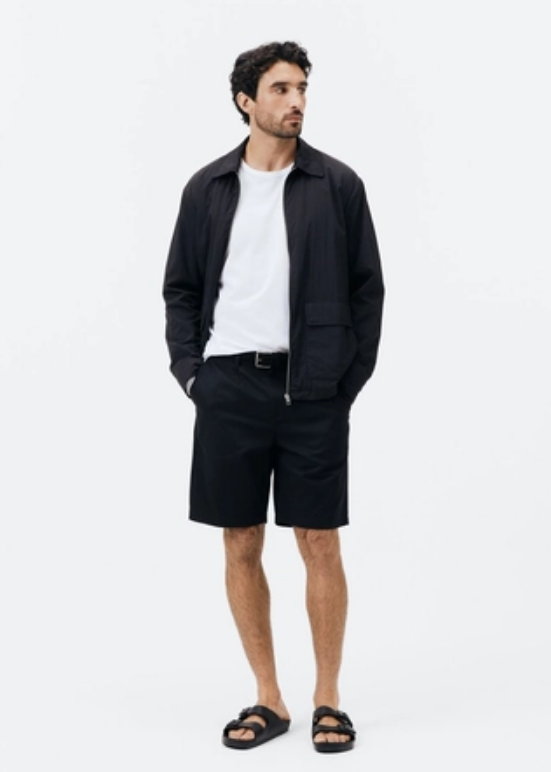 Camiseta Básica Hering Manga Longa Slim Masculina - Branca