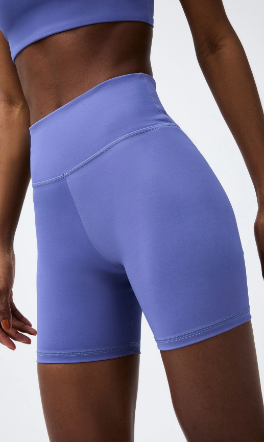 Bermuda Hering Esportiva Feminina Biker com Fio LYCRA® - Lilás