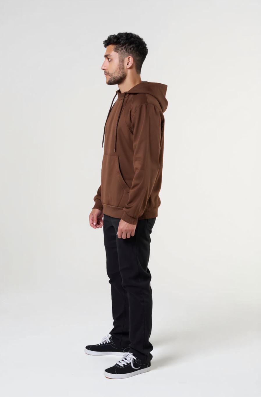 Blusão Moletom Nautima Com Capuz Masculina - Marrom