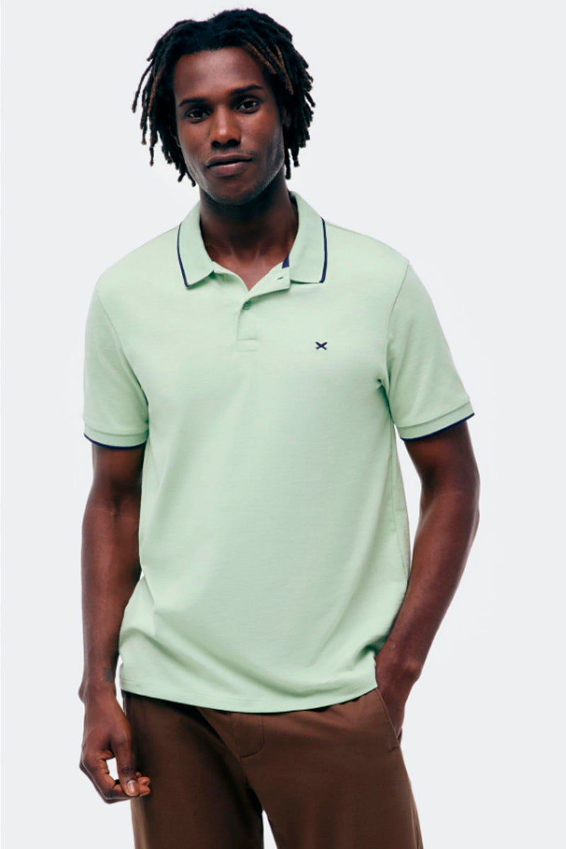 Camisa Polo Hering Básica Super Cotton Masculina - Verde