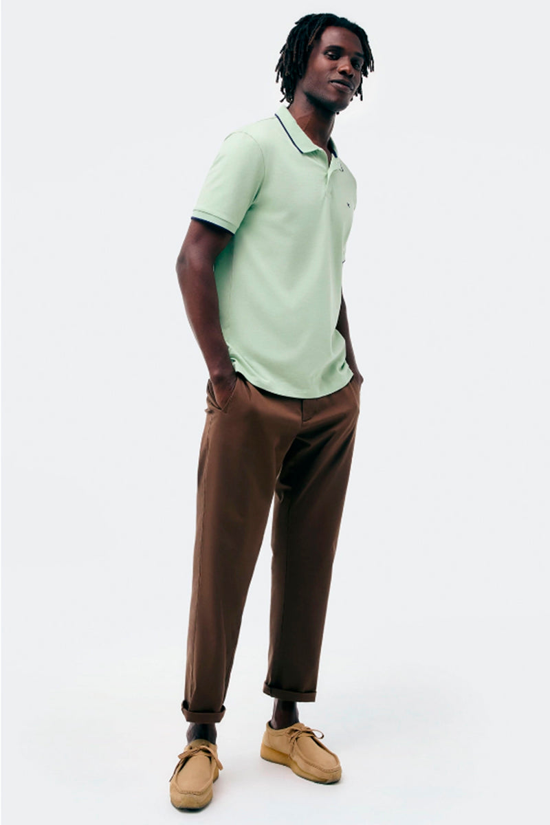 Camisa Polo Hering Básica Super Cotton Masculina - Verde