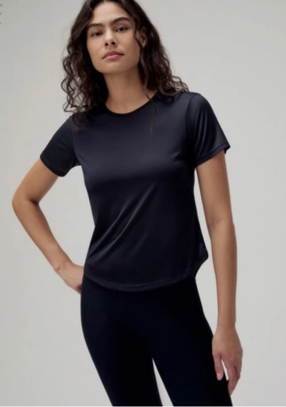 Camiseta Esportiva Hering Texturizada Feminina - Preta