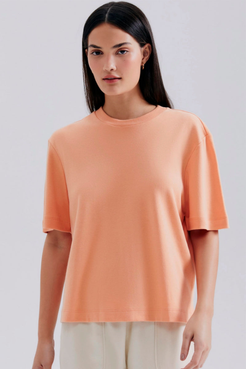 Blusa Básica Hering Mid Feminina - Laranja