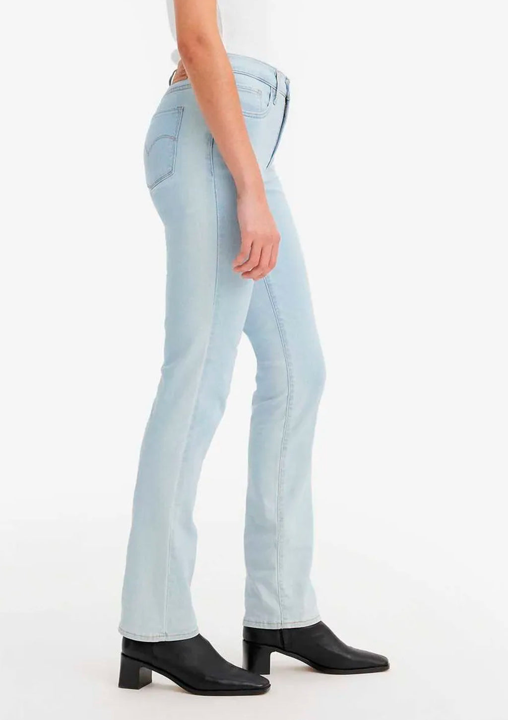 Calça Jeans 314 Shaping Straight Levi's Feminina - Azul Claro