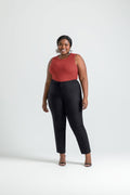 Regata Plus Size Feminina Em Ribana Canelada Brilhosa Cativa