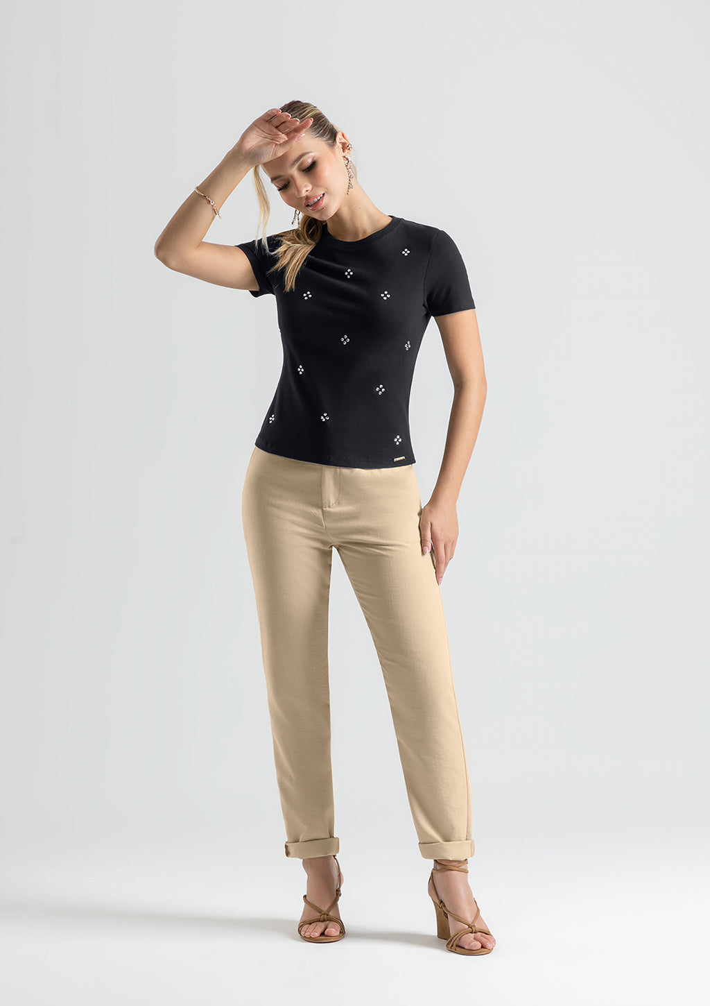Calça Em Alfaiataria Cativa Feminino