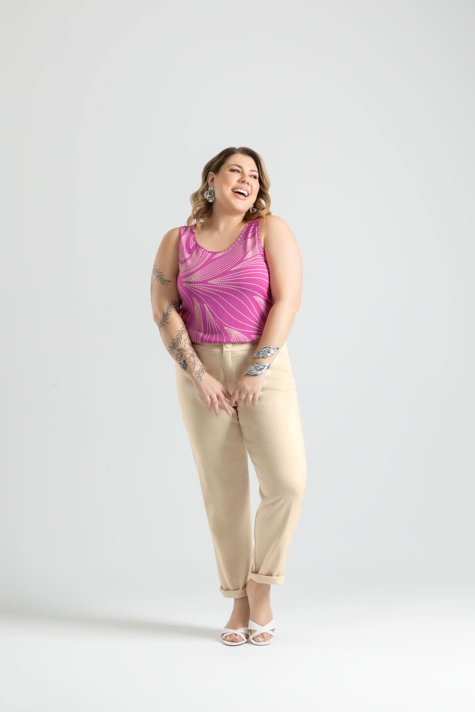 Calça Feminina Plus Size Cativa