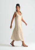 Vestido Longo Sem Mangas Cativa Feminino