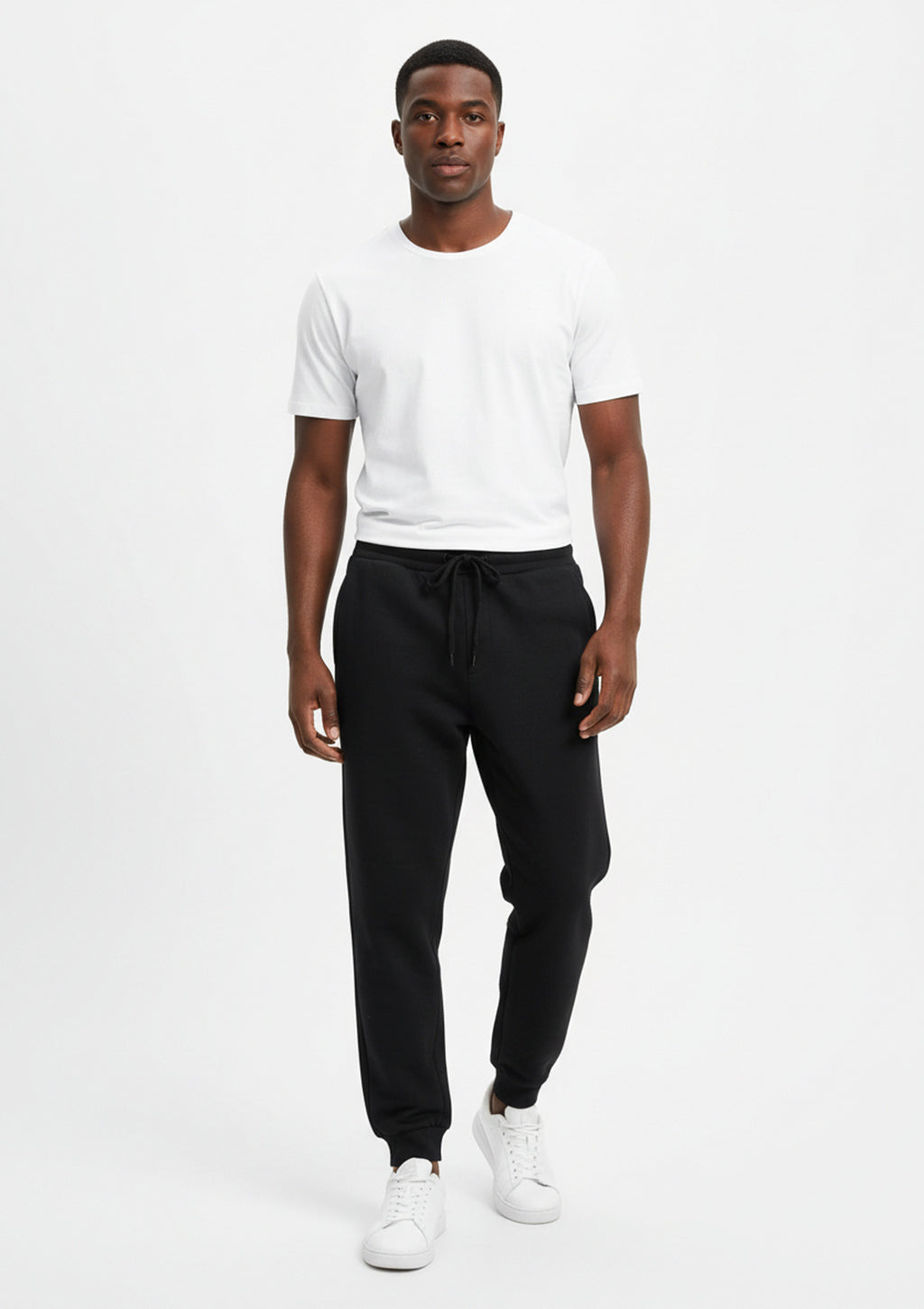 Calça Jogger Moletom Caedu Masculino - Preto