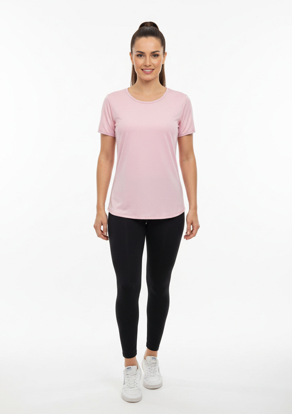 Camiseta Manga Curta Atara Esportiva Lisa Feminina