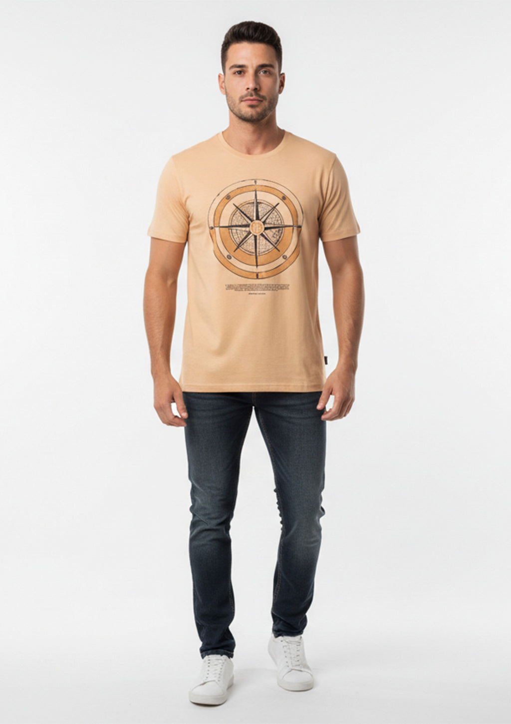Camiseta Manga Curta Distrito Urbano Estampada Adventure Masculina