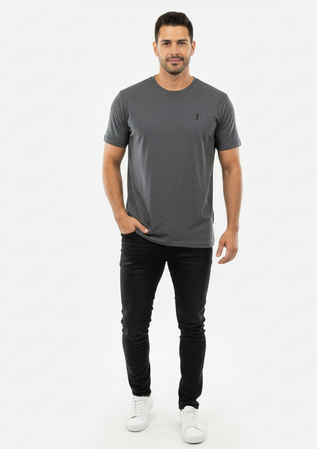 Camiseta Manga Curta Distrito Urbano Básica Masculina