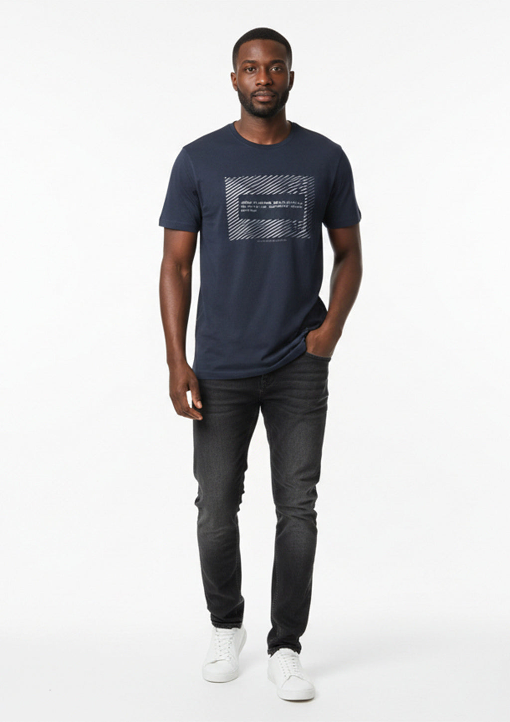 Camiseta Manga Curta Distrito Urbano Estampada Masculina
