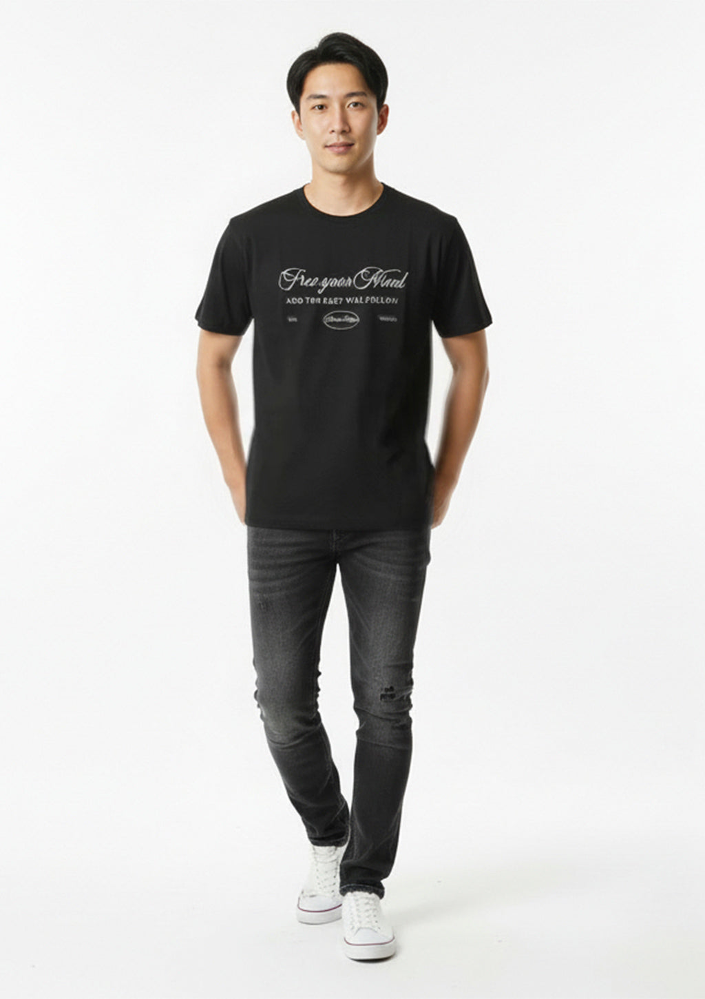 Camiseta Manga Curta Distrito Urbano Estampada Street Masculina