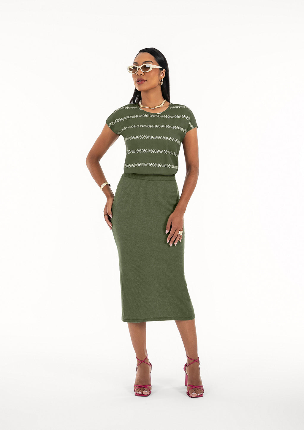 Blusa Estampada Feminina Cativa