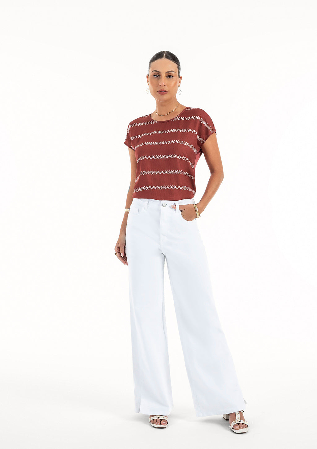Blusa Estampada Feminina Cativa
