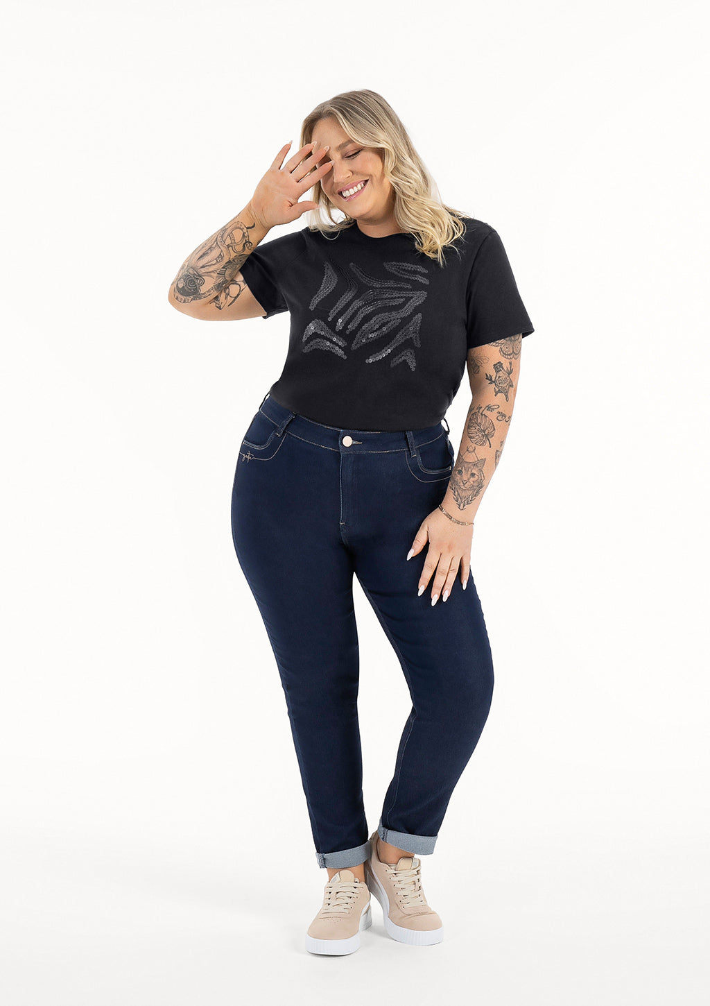 Blusa Plus Size Feminina Cativa