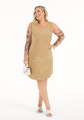 Vestido Curto Plus Size Cativa Habana Estampado Feminino