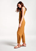 Calça Carrot Em Alfaiataria Hering Com Linho Feminina - Marrom