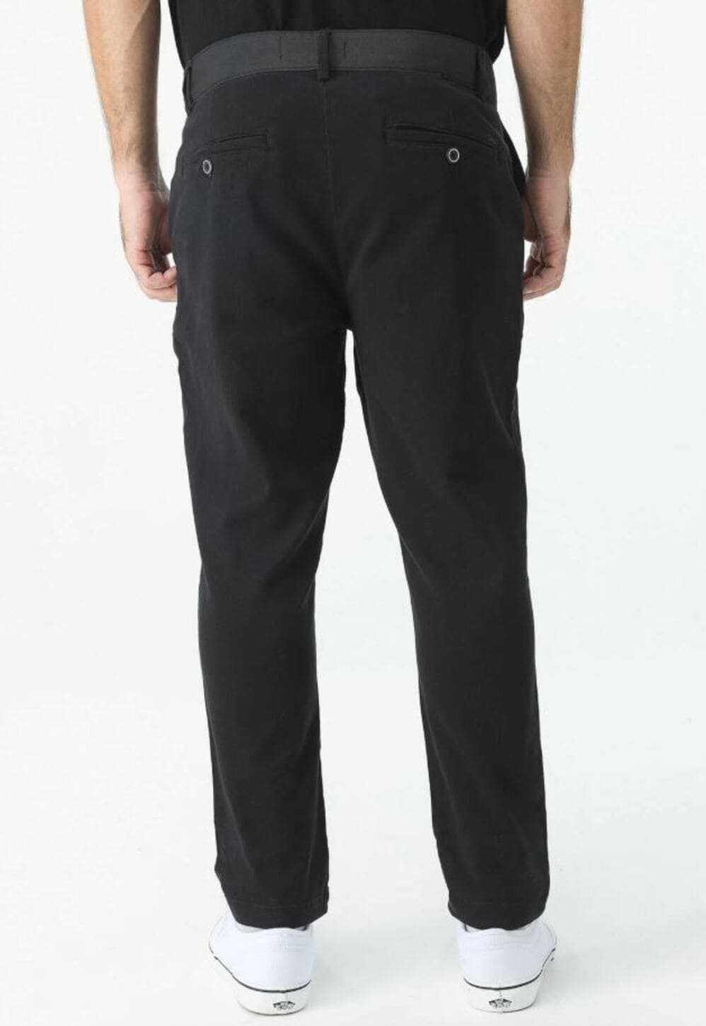 Calça Sarja Hering Taper Chino Masculina  - Preta