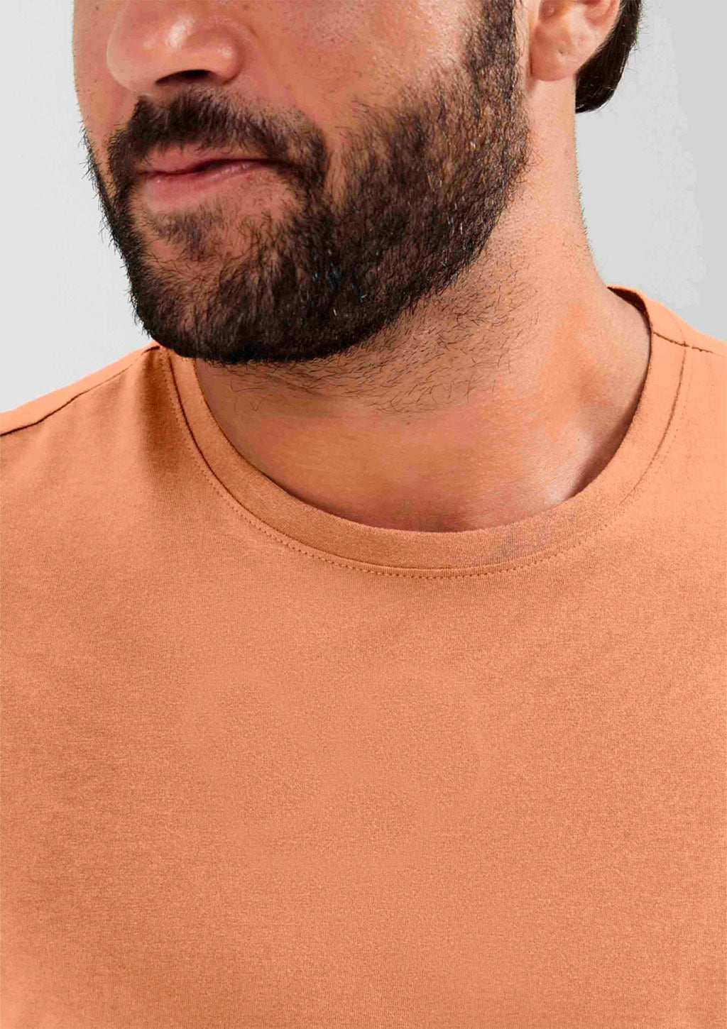 Camiseta Manga Curta Hering Pima Masculina - Marrom