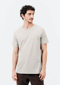 Camiseta Manga Curta Hering Básica Algodão Pima Masculina - Bege