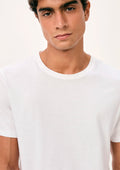 Camiseta Manga Curta Hering Básica Algodão Pima Masculina - Branco