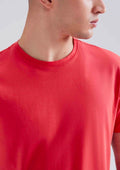 Camiseta Básica Manga Curta Algodão Pima Hering - Vermelho