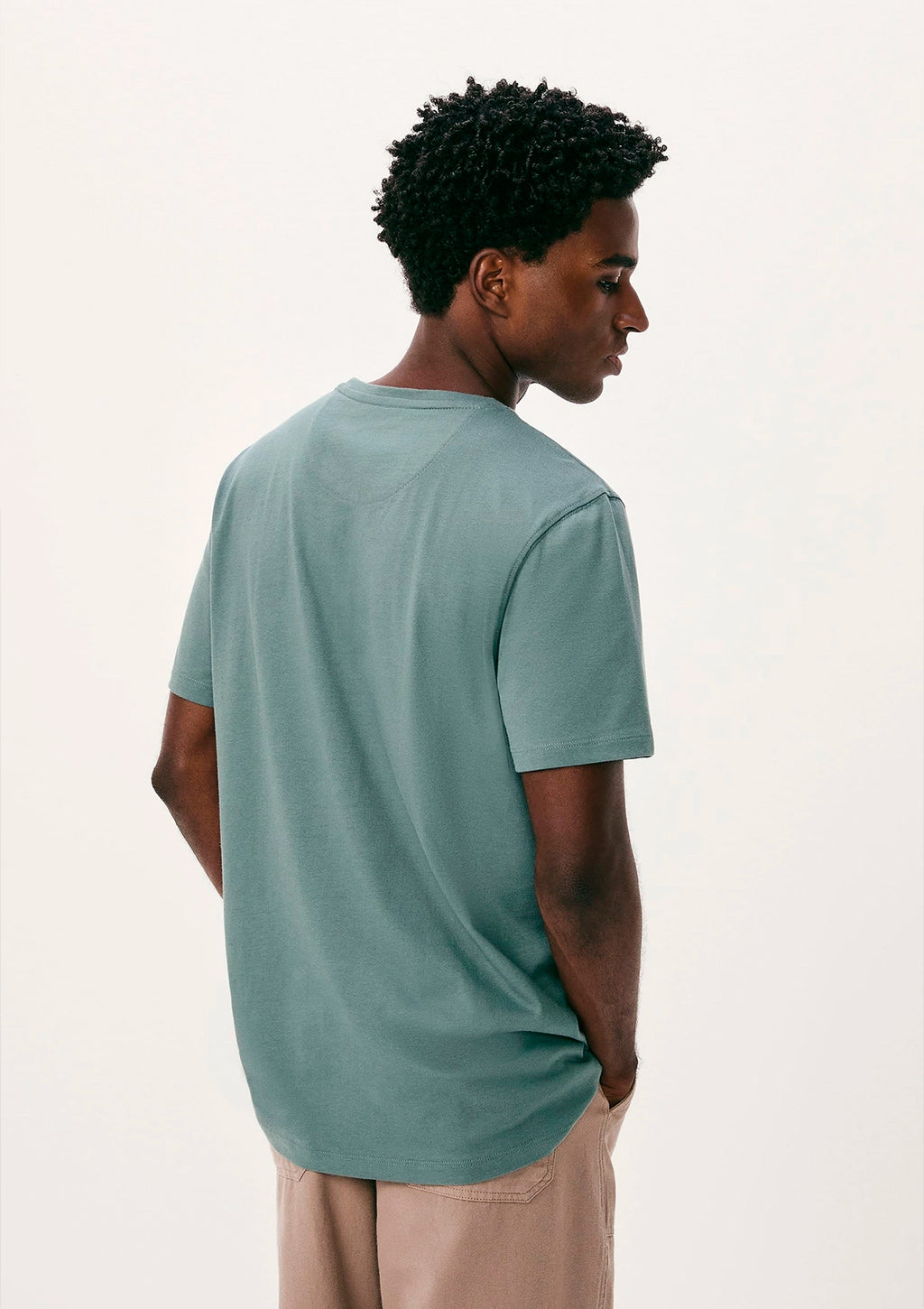 Camiseta Manga Curta Hering Pima Masculina - Verde