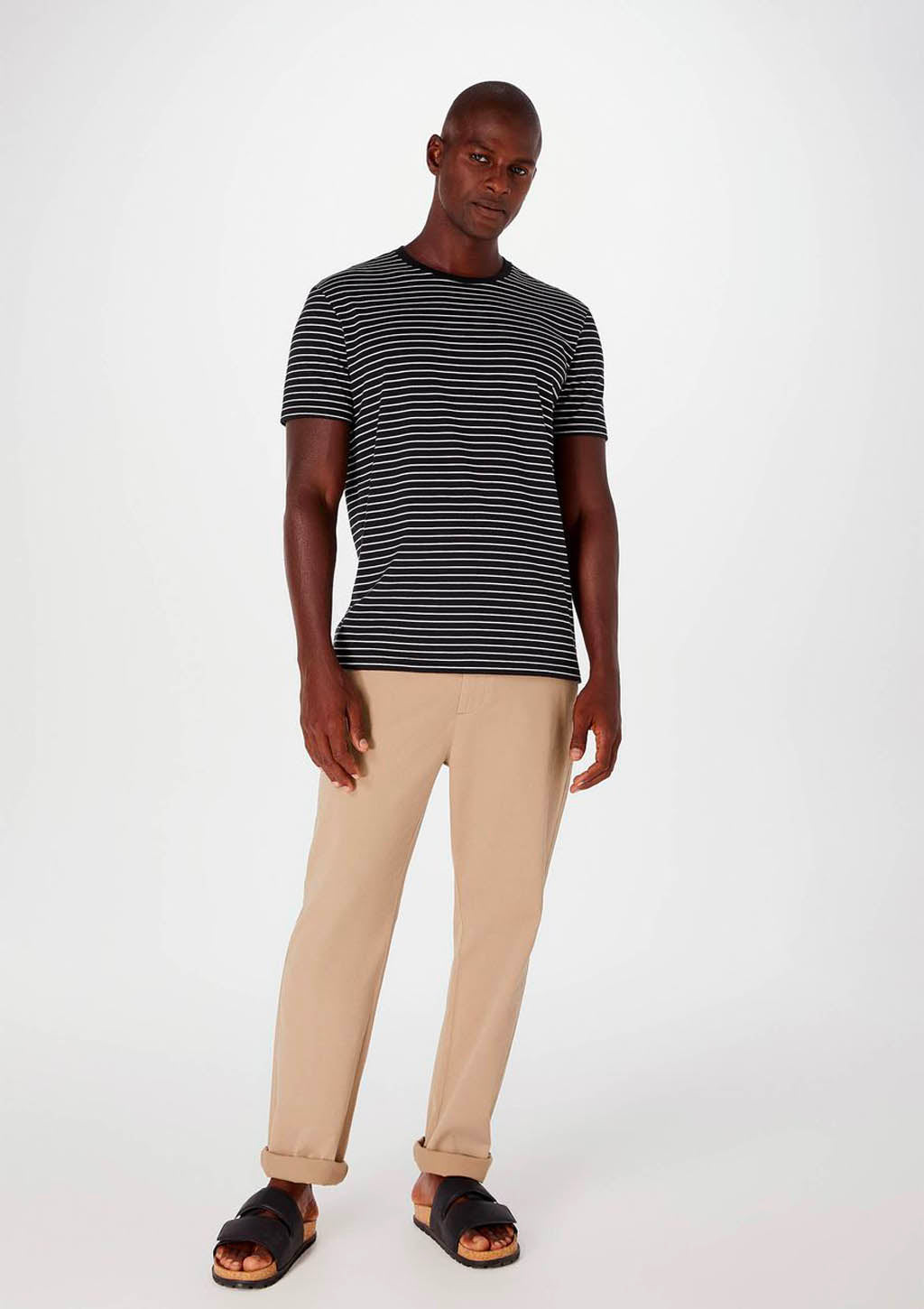 Camiseta Hering Comfort Algodão Peruano Masculina - Preta