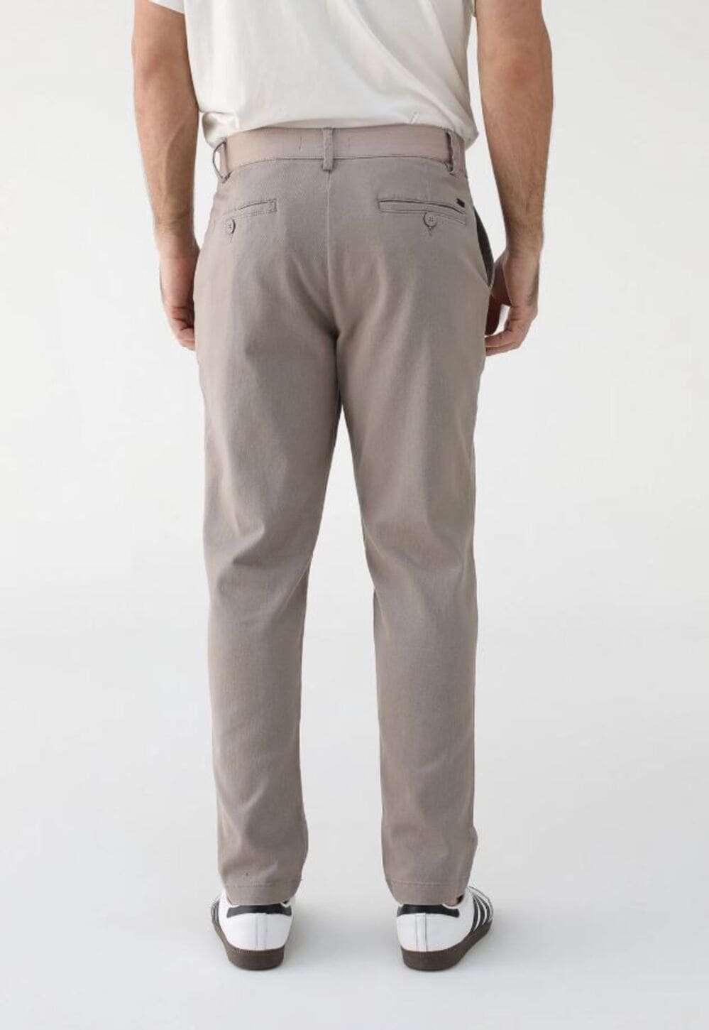 Calça Sarja Hering Taper Chino Masculina  - Bege