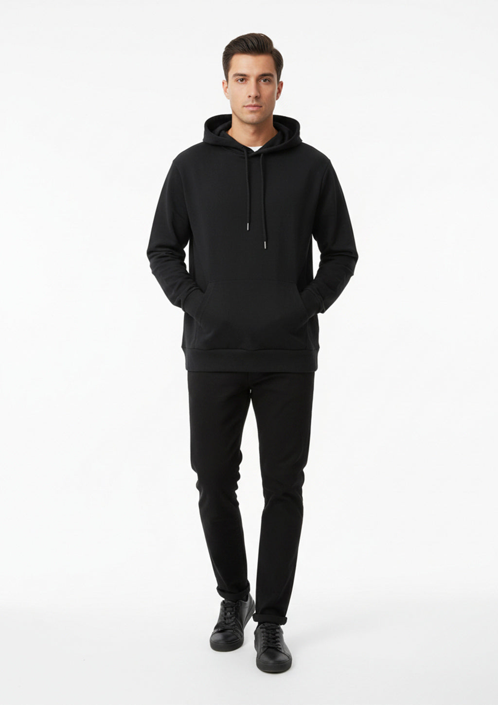 Blusão Em Moletom Kohmar Masculino - Preto