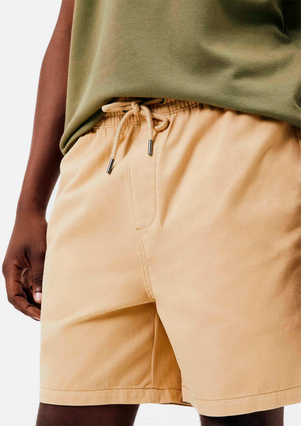 Shorts Em Sarja Hering Masculino - Bege