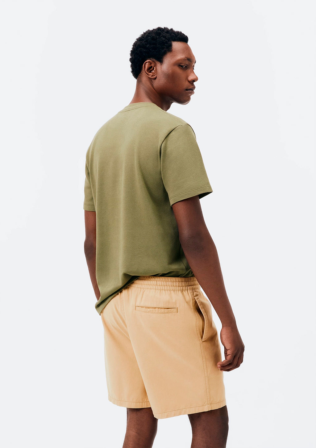 Shorts Em Sarja Hering Masculino - Bege