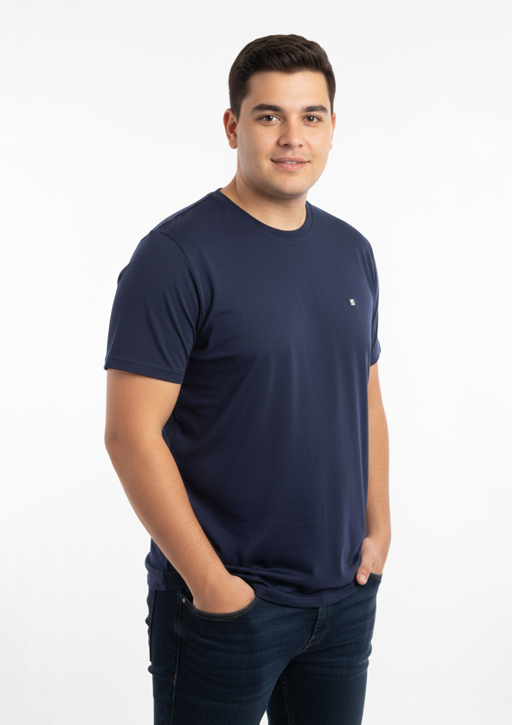 Camiseta Manga Curta Plus Size Radical Style Marinho - Masculina