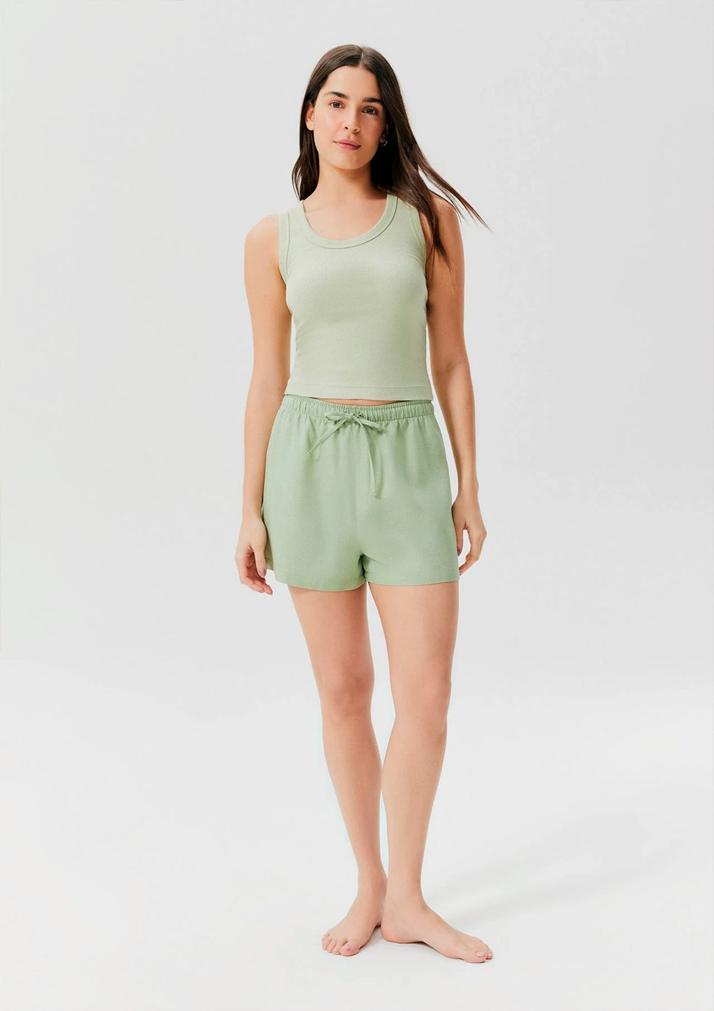 Shorts Curto Comfort Hering Feminino - Verde