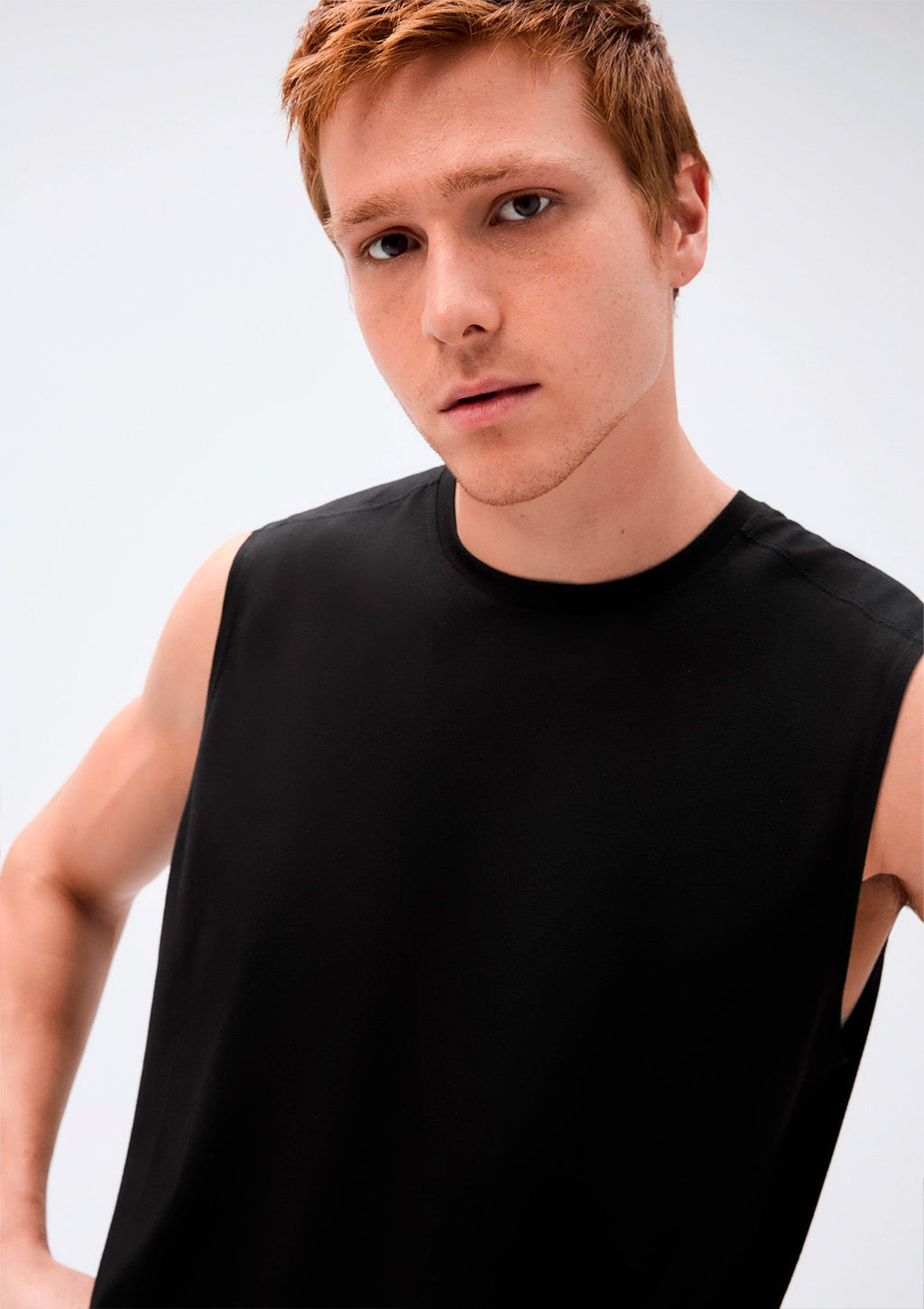 Regata Esportiva Hering Easy Care Masculina - Preto