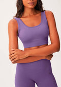 Top Esportivo Hering Sem Costura Feminina - Roxo