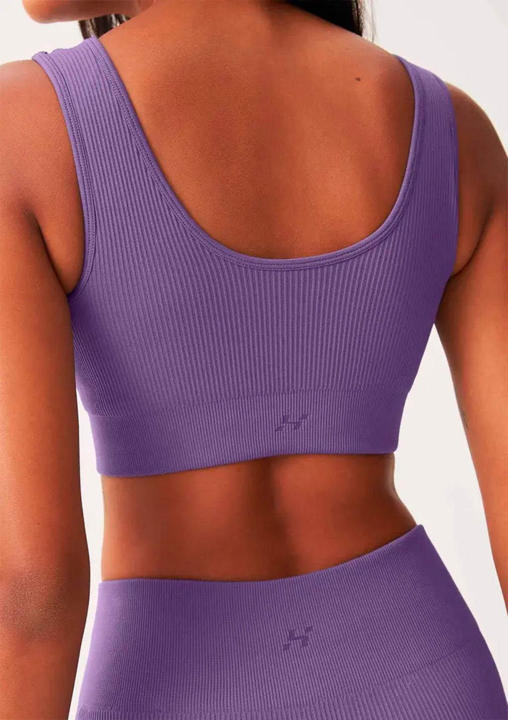Top Esportivo Hering Sem Costura Feminina - Roxo