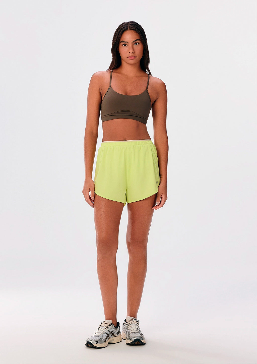 Shorts Esportivo Hering Runner Secagem Rápida Feminino - Verde