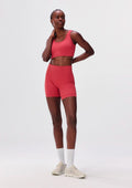 Bermuda Esportiva Biker Hering Sem Costura Feminina - Vermelha