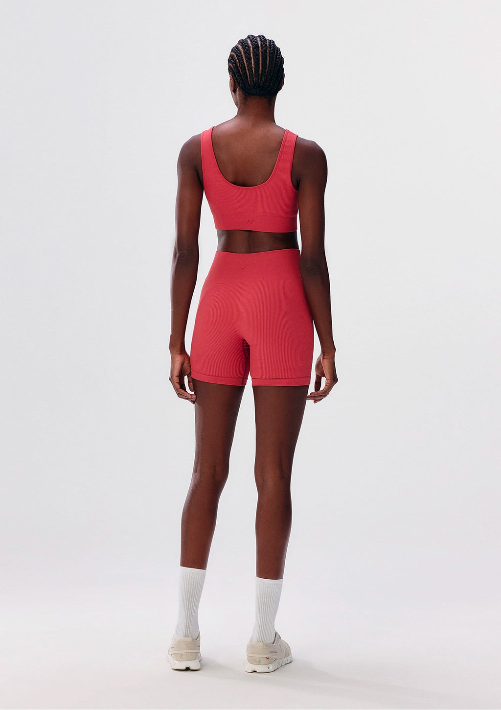 Bermuda Esportiva Biker Hering Sem Costura Feminina - Vermelha