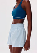 Shorts Esportivo Hering Runner Easy Care Feminino - Azul